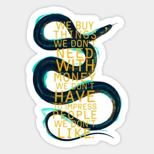 FALSE BEHAVIOR (VARIANT 3) Sticker